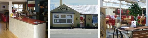 the Coast restaurant with stunning views over the Firth of Clyde